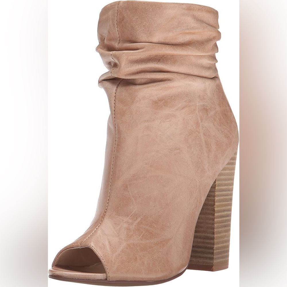 CHINESE LAUNDRY Peep Toe Leather Booties